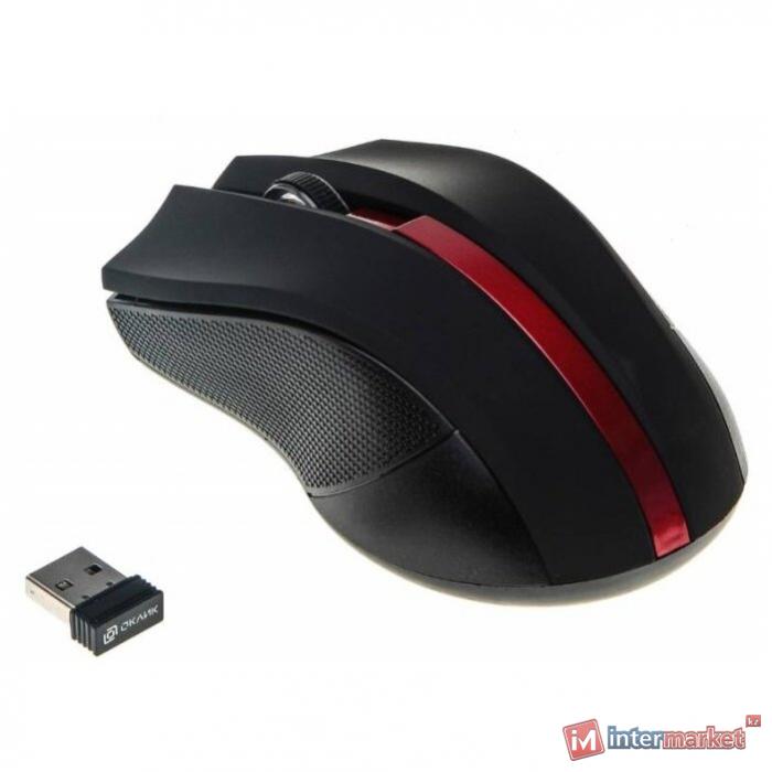 Беспроводная мышь OKLICK 615MW Black-Red USB
